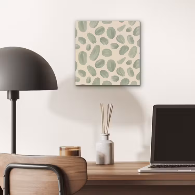 Aluminium schilderij - Abstract - Patroon - Organisch - Groen - Modern — 6