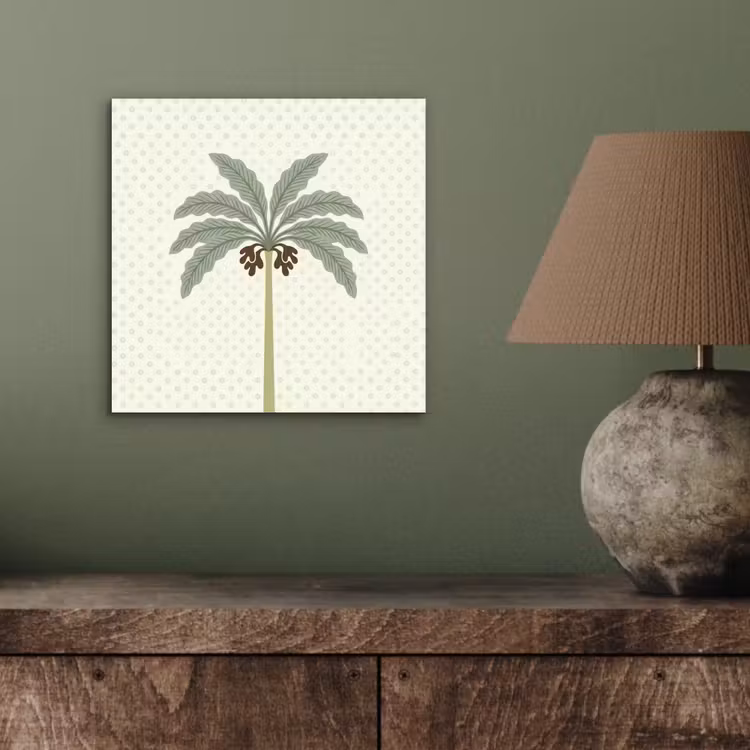 Aluminium schilderij - Boom - Bladeren - Groen - Decoratief - Beige — 3