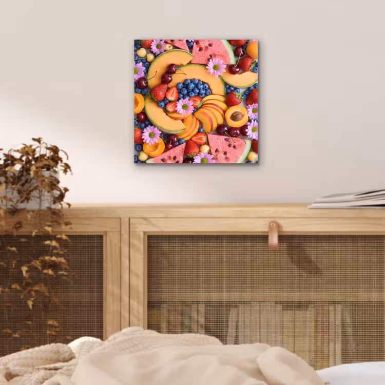 Aluminium schilderij - Eten - Fruit - Zomer - Kleurrijk — 4