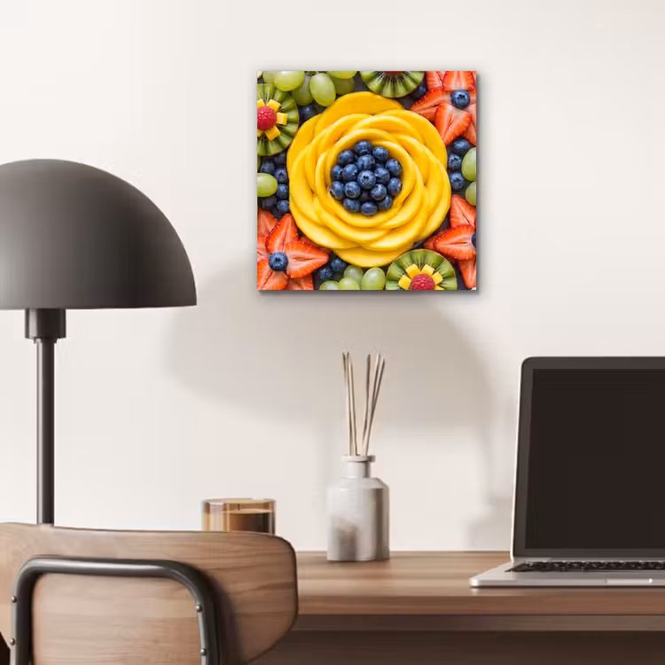 Aluminium schilderij - Fruit - Arrangement - Gezond - Kleurrijk - Eten — 6