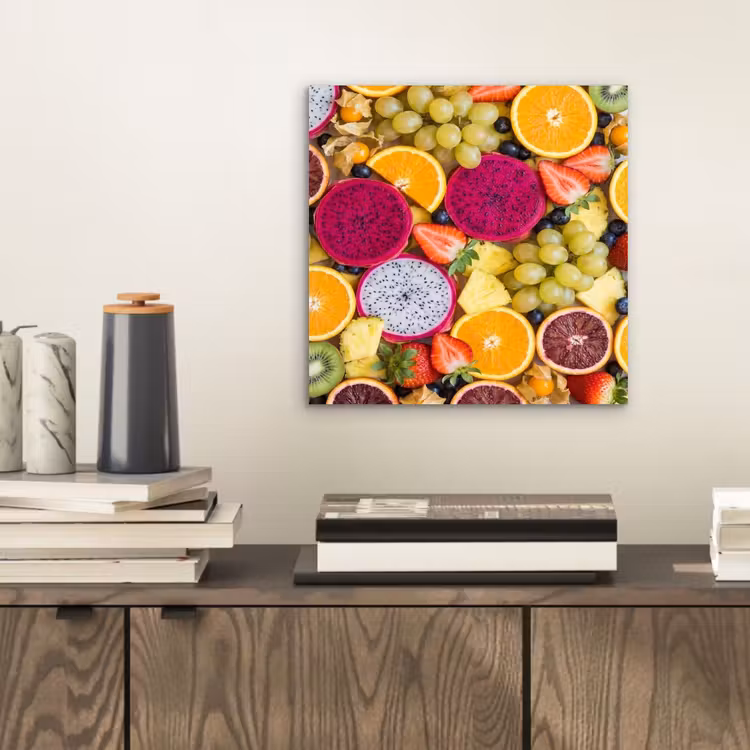 Aluminium schilderij - Fruit - Assortiment - Kleurrijk - Gezondheid — 2