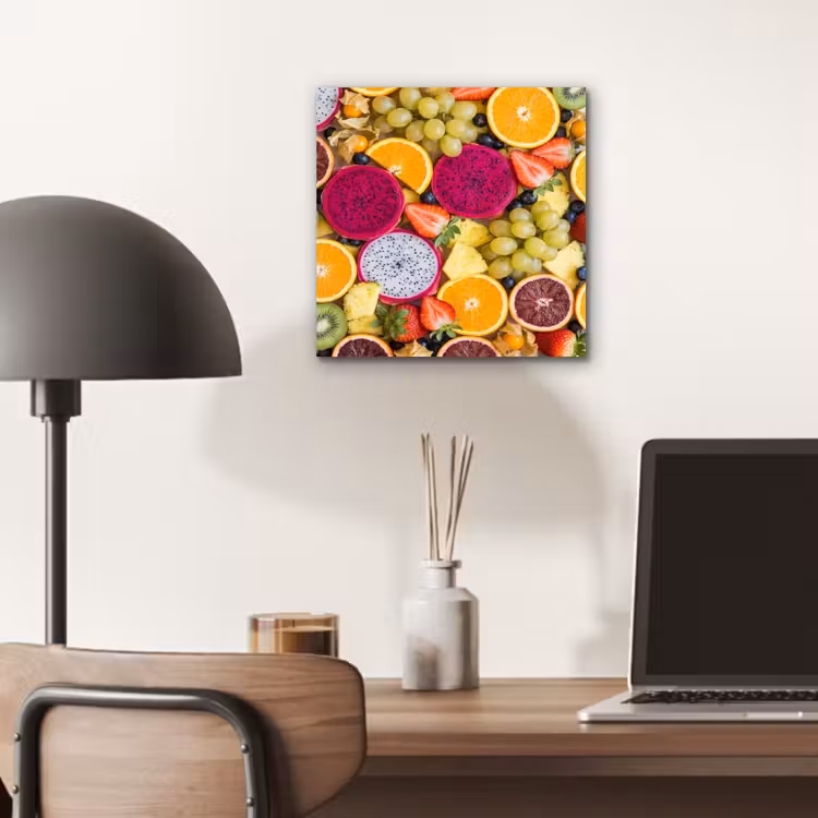 Aluminium schilderij - Fruit - Assortiment - Kleurrijk - Gezondheid — 6