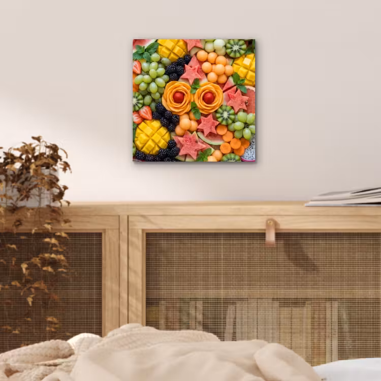 Aluminium schilderij - Fruit - Variatie - Kleurrijk - Vers - Eten — 4