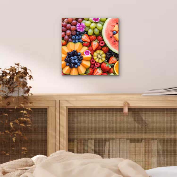 Aluminium schilderij - Fruit - Vers - Variatie - Eten - Kleurrijk — 4