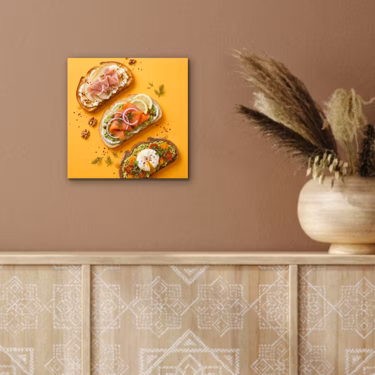 Aluminium schilderij - Eten - Brood - Ontbijt - Modern - Kleurrijk — 5
