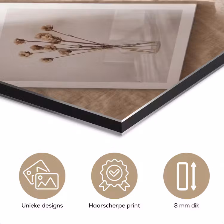 Aluminium schilderij - Pannenkoeken - Bessen - Ontbijt - Modern - Beige — 7