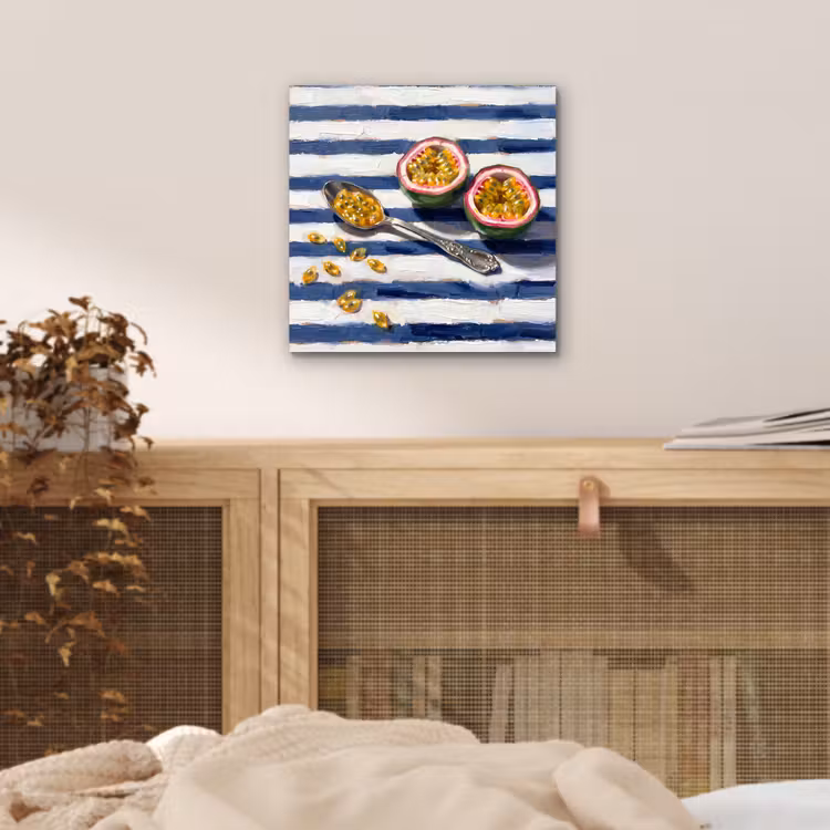 Aluminium schilderij - Eten - Passievrucht - Tropisch - Modern - Kleurrijk — 4