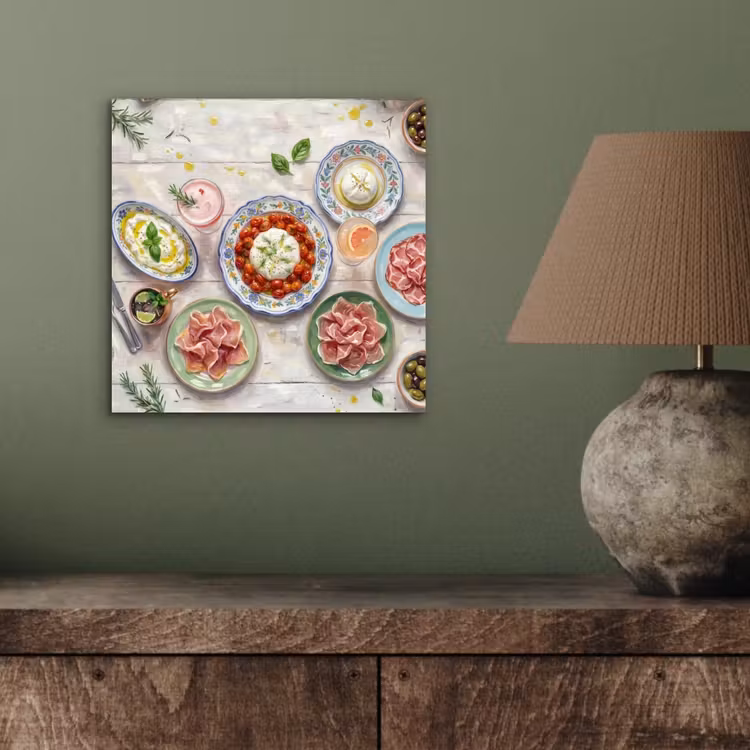 Aluminium schilderij - Eten - Tafel - Divers - Modern — 3