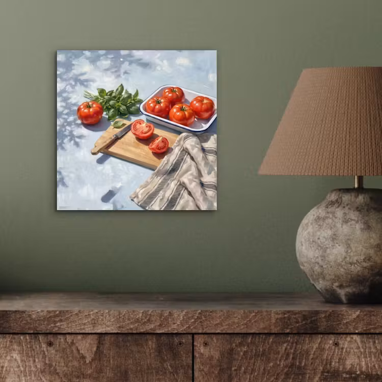 Aluminium schilderij - Eten - Keuken - Ingrediënten - Stillleven - Rood — 3