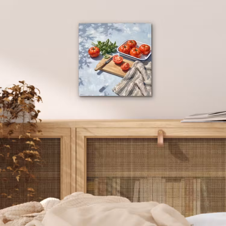 Aluminium schilderij - Eten - Keuken - Ingrediënten - Stillleven - Rood — 4