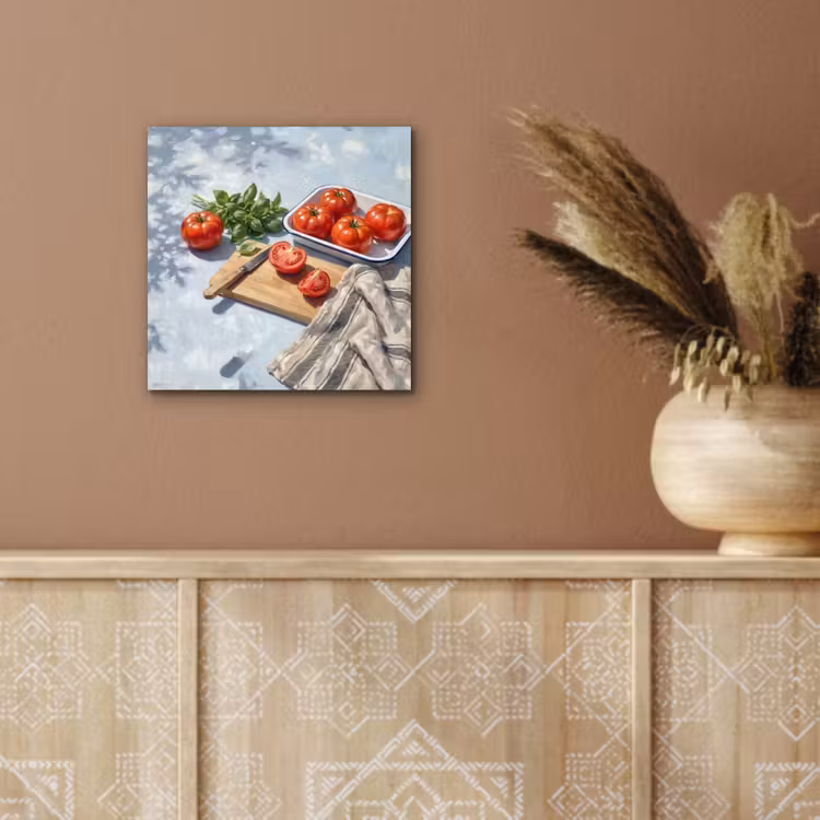 Aluminium schilderij - Eten - Keuken - Ingrediënten - Stillleven - Rood — 5