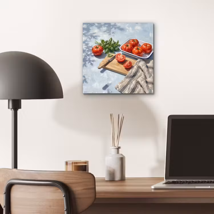 Aluminium schilderij - Eten - Keuken - Ingrediënten - Stillleven - Rood — 6