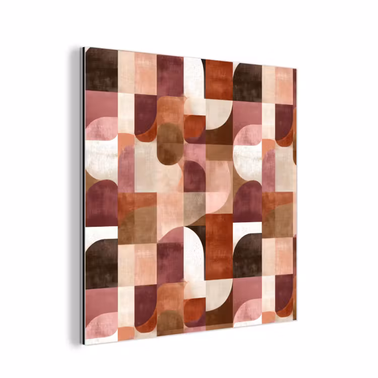 Aluminium schilderij - Geometrie - Modern - Retro — 1