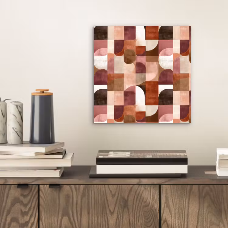 Aluminium schilderij - Geometrie - Modern - Retro — 2