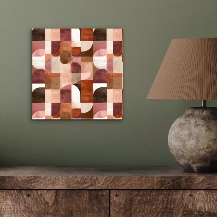 Aluminium schilderij - Geometrie - Modern - Retro — 3