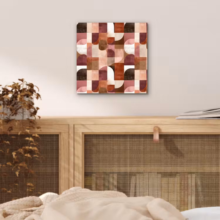 Aluminium schilderij - Geometrie - Modern - Retro — 4