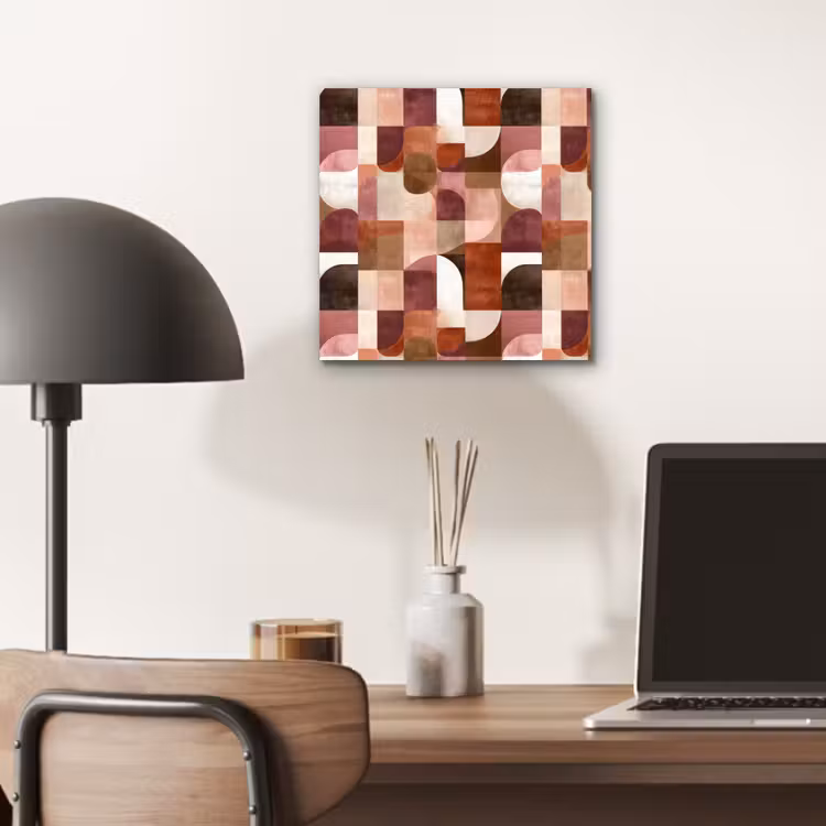 Aluminium schilderij - Geometrie - Modern - Retro — 6