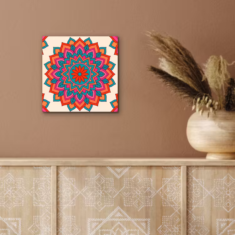 Aluminium schilderij - Mandala - Patroon - Abstract - Kleurrijk - Modern — 5