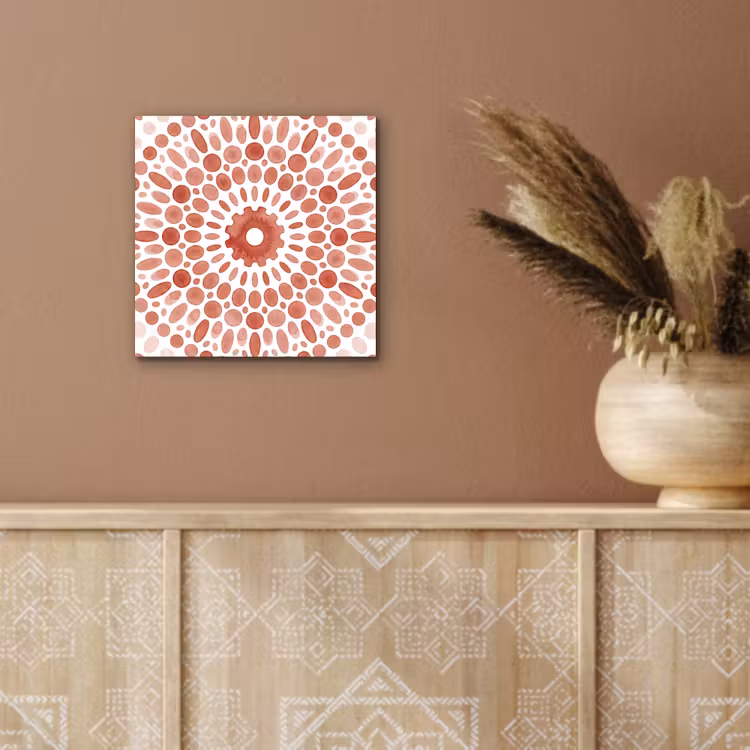 Aluminium schilderij - Patroon - Cirkels - Abstract - Modern - Rood — 5