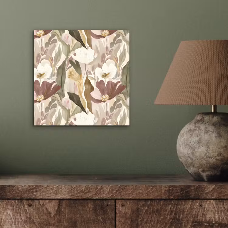 Aluminium schilderij - Bloemen - Aquarel - Kleurrijk — 3