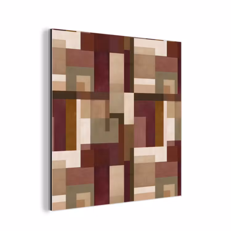 Aluminium schilderij - Modern - Geometrie - Kleurrijk — 1