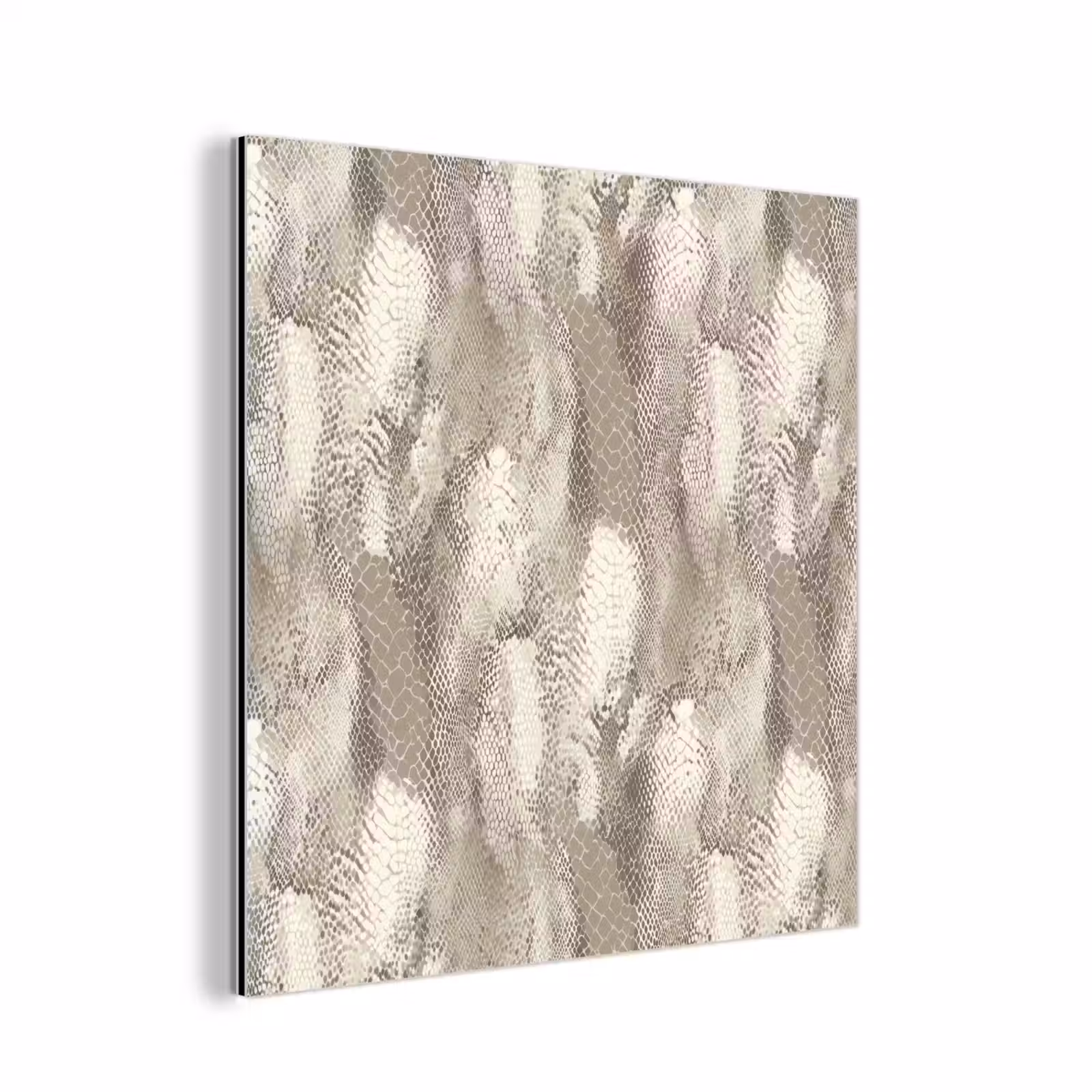 Aluminium schilderij - Slang - Textuur - Zand — 1