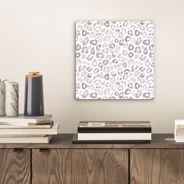 Aluminium schilderij - Luipaard - Motief - Grijs — 2