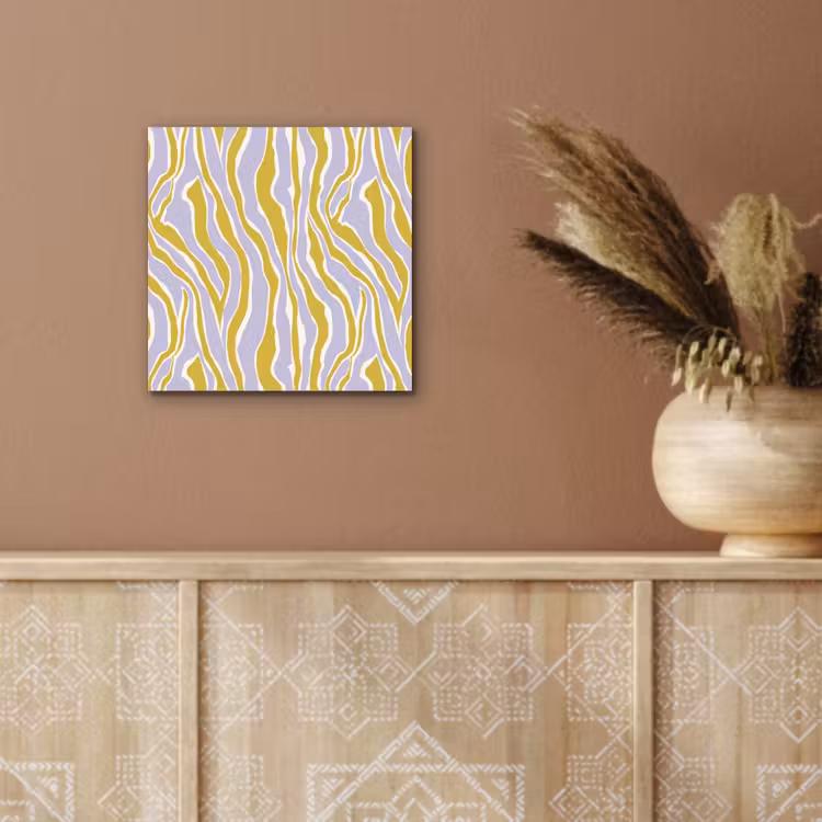 Aluminium schilderij - Zebra - Modern - Meerkleurig — 5