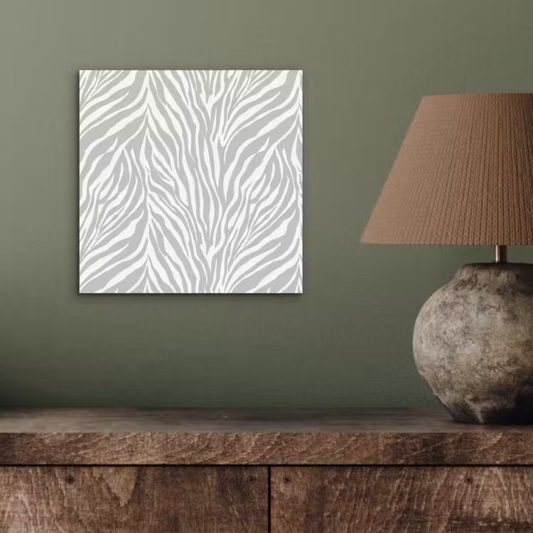 Aluminium schilderij - Zebra - Motief - Grijs — 3