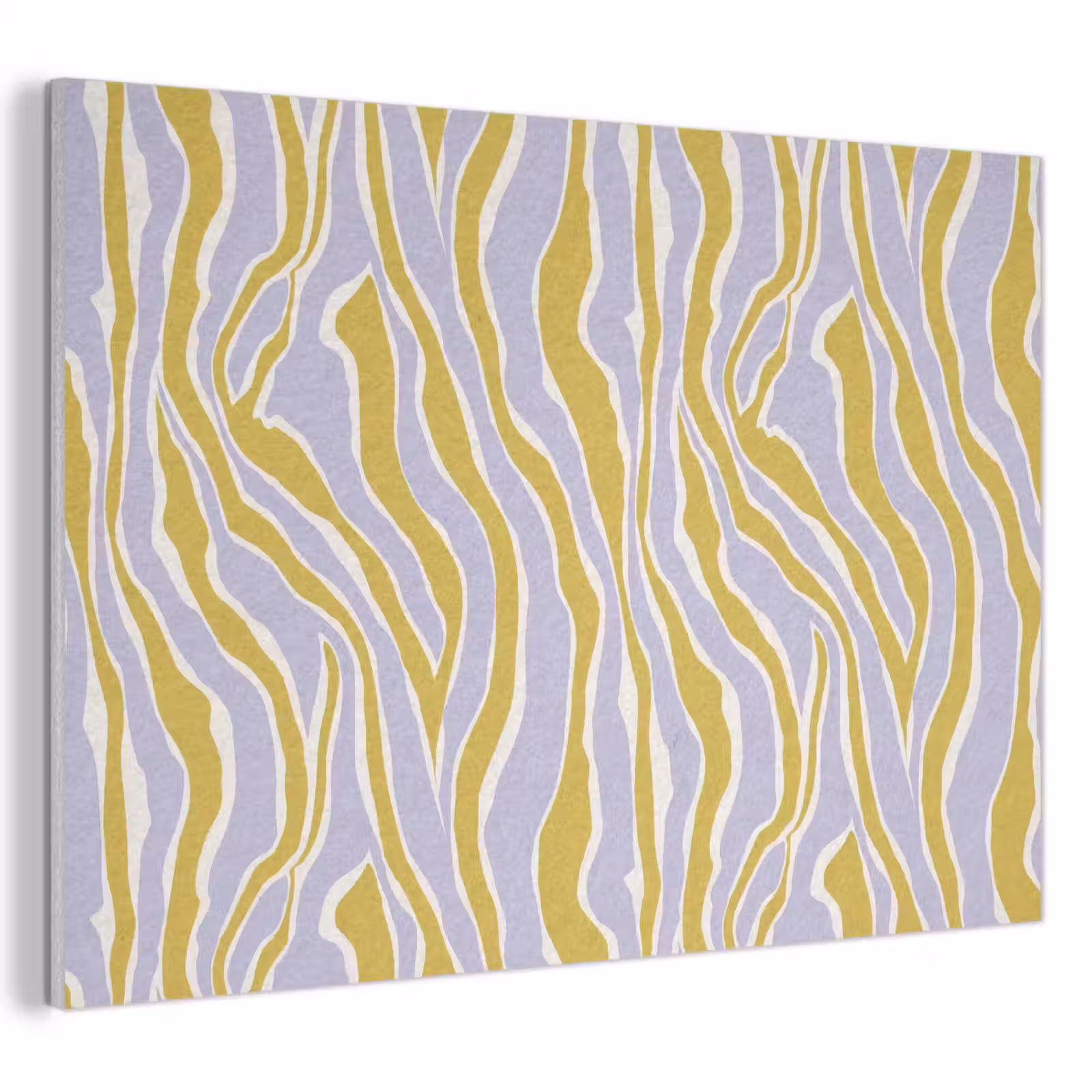 Akoestisch schilderij - Zebra - Modern - Meerkleurig — 1
