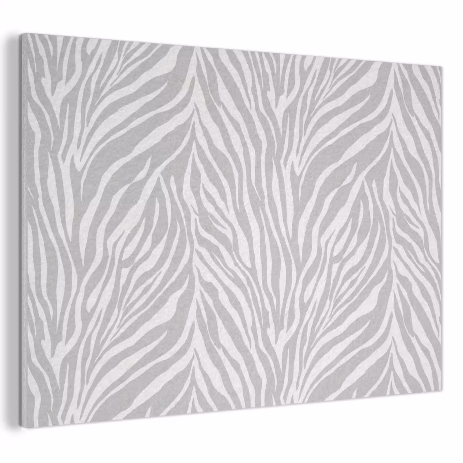 Akoestisch schilderij - Zebra - Motief - Grijs — 1