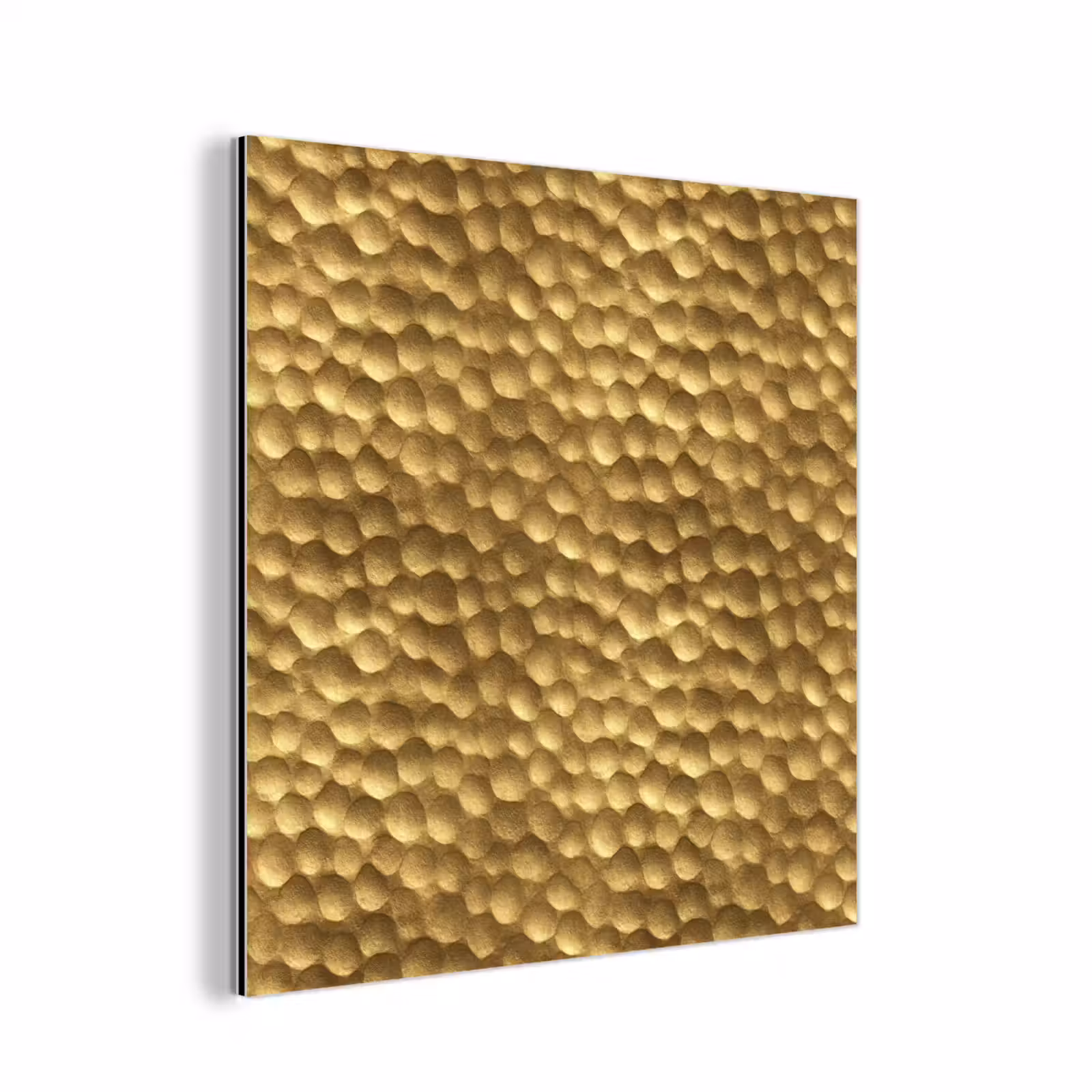 Aluminium schilderij - Metaal - Dynamisch - Goud — 1