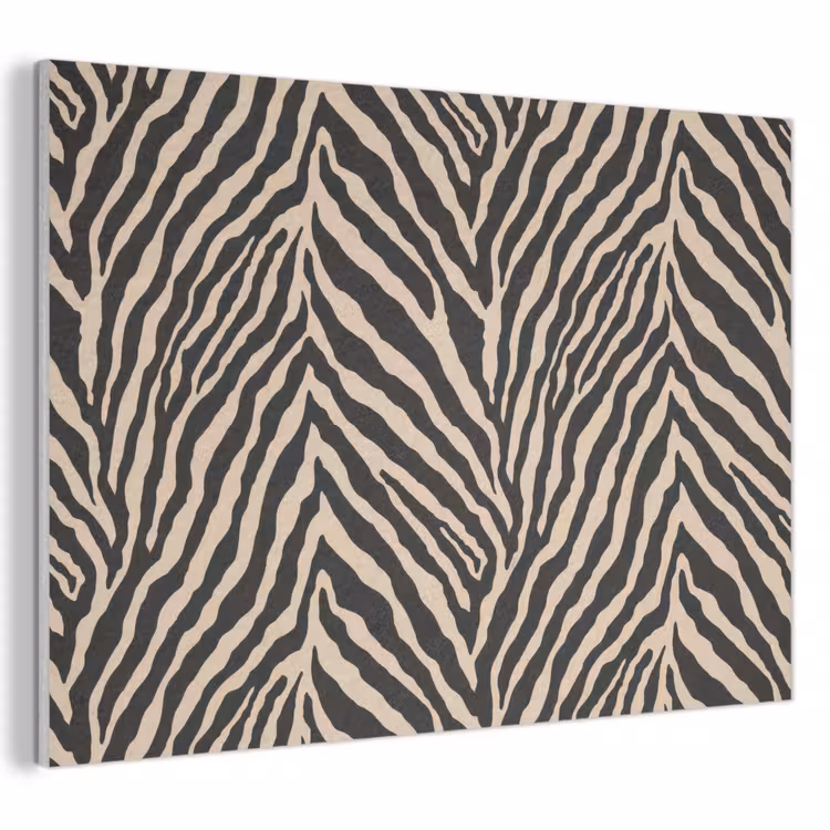 Akoestisch schilderij - Zebra - Klassiek - Zwart — 1