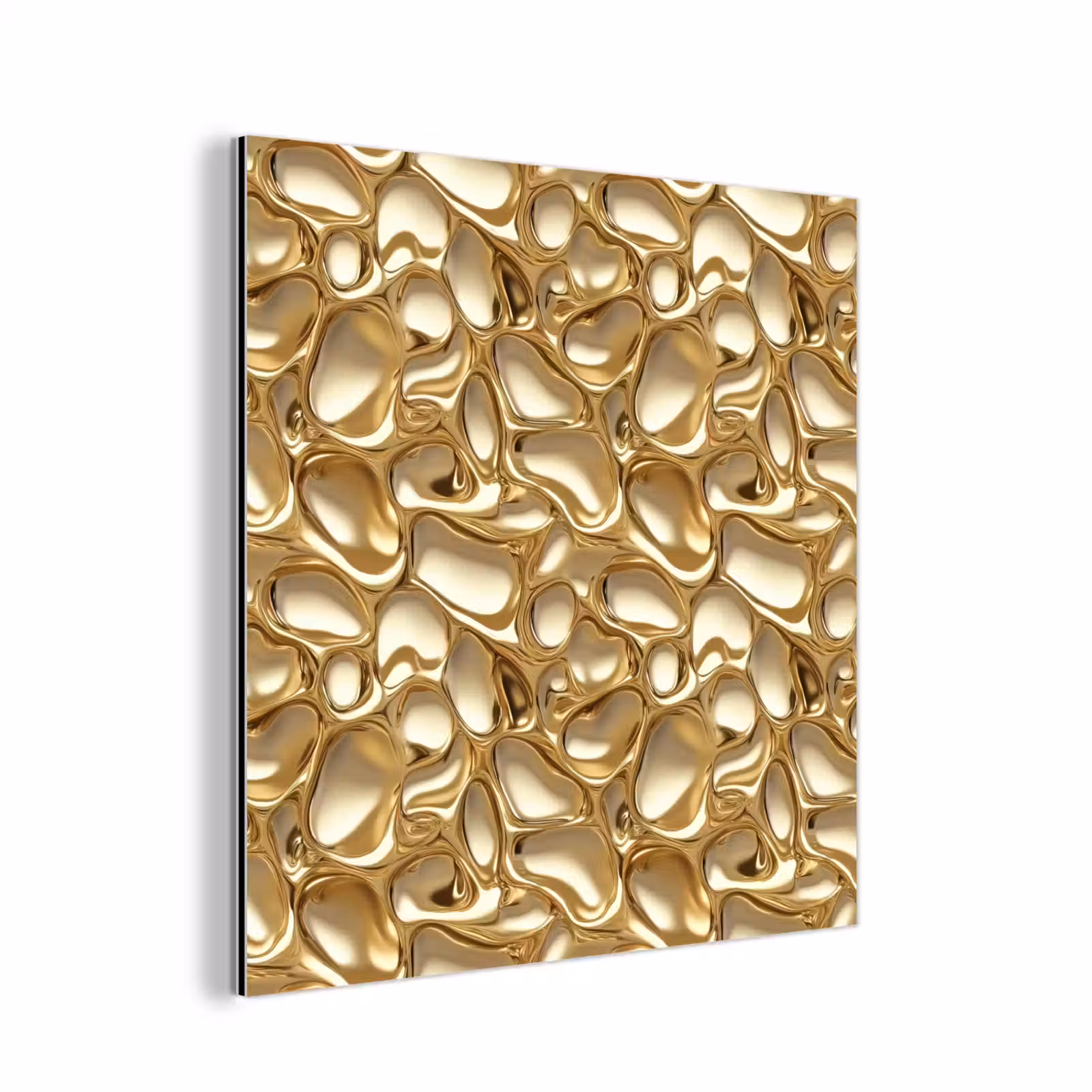 Aluminium schilderij - Abstract - Modern - Goud — 1