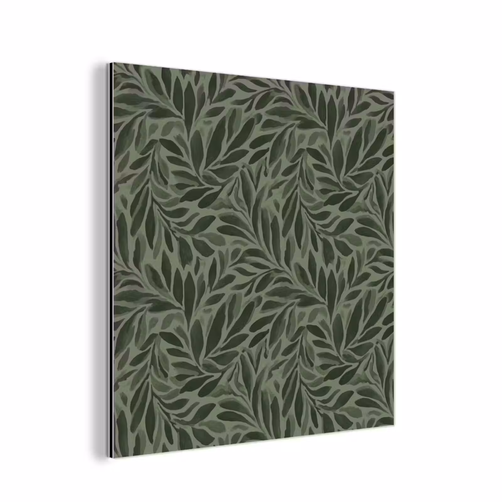 Aluminium schilderij - Bladeren - Organisch - Groen — 1