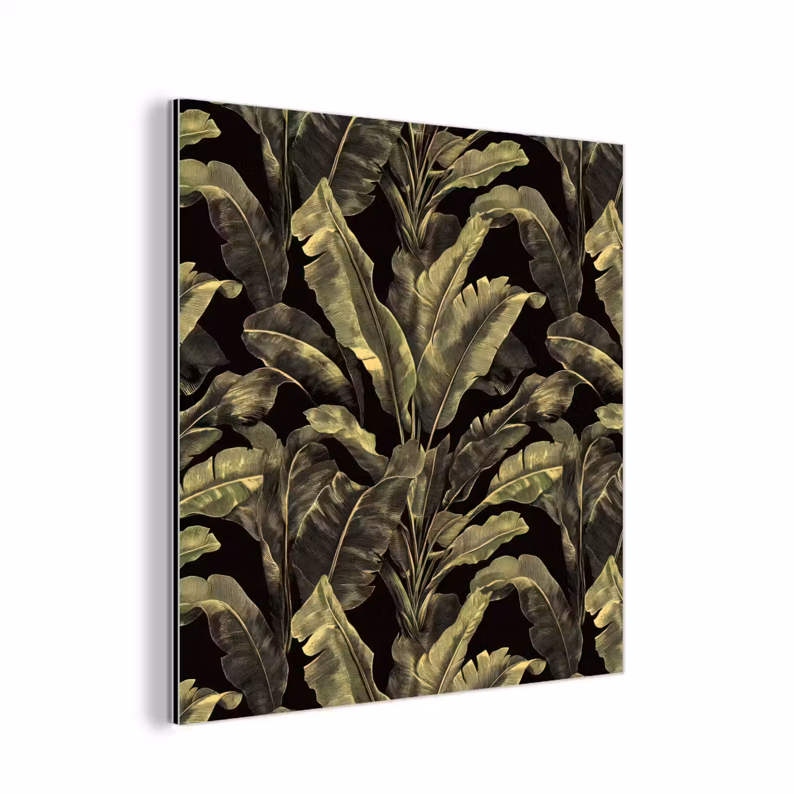 Aluminium schilderij - Botanisch - Bladeren - Groen — 1