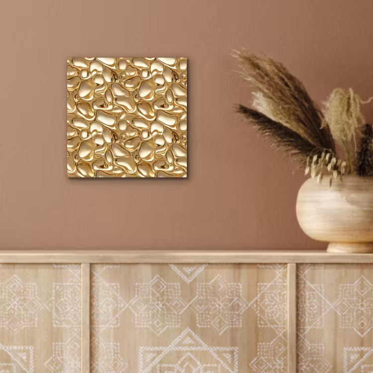 Aluminium schilderij - Abstract - Modern - Goud — 5