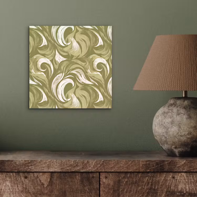Aluminium schilderij - Abstract - Textuur - Groen — 3