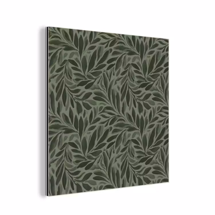 Aluminium schilderij - Bladeren - Organisch - Groen — 1