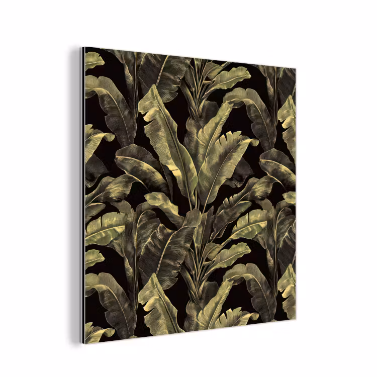 Aluminium schilderij - Botanisch - Bladeren - Groen — 1