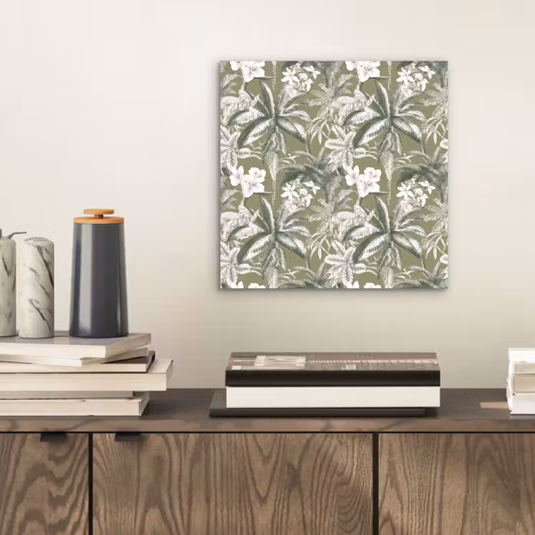 Aluminium schilderij - Botanisch - Bloemen - Groen — 2