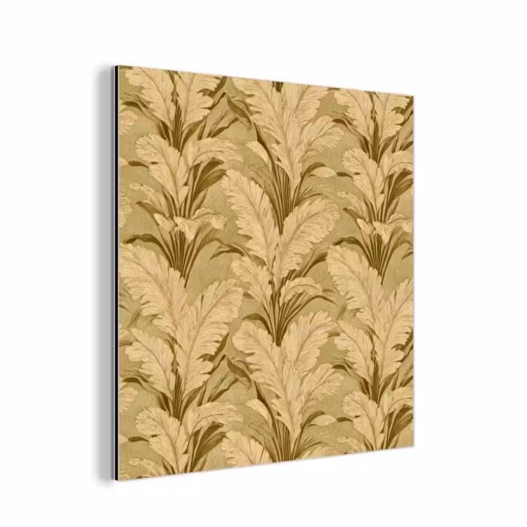 Aluminium schilderij - Palmbladeren - Klassiek - Groen — 1