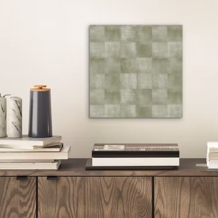 Aluminium schilderij - Vlakken - Rustiek - Groen — 2