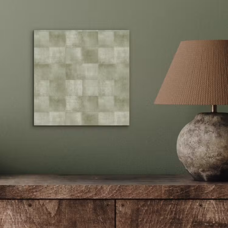 Aluminium schilderij - Vlakken - Rustiek - Groen — 3