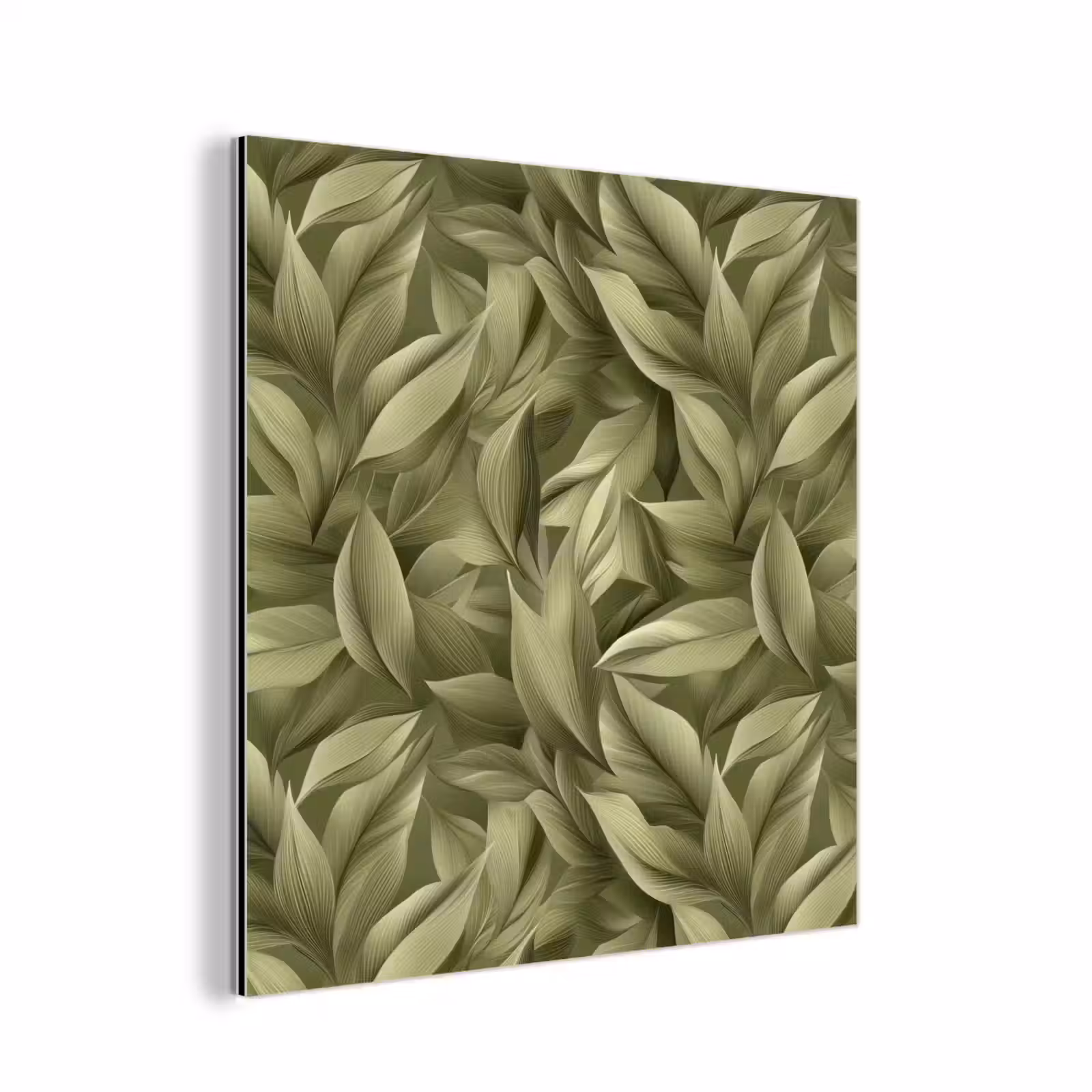Aluminium schilderij - Bladeren - Modern - Groen — 1