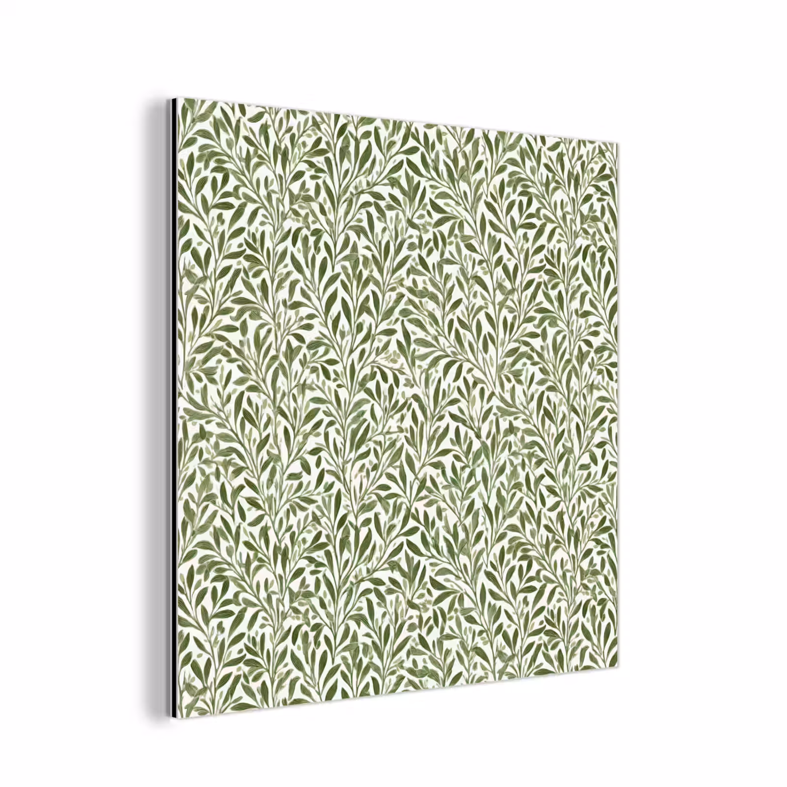 Aluminium schilderij - Botanisch - Takken - Groen — 1