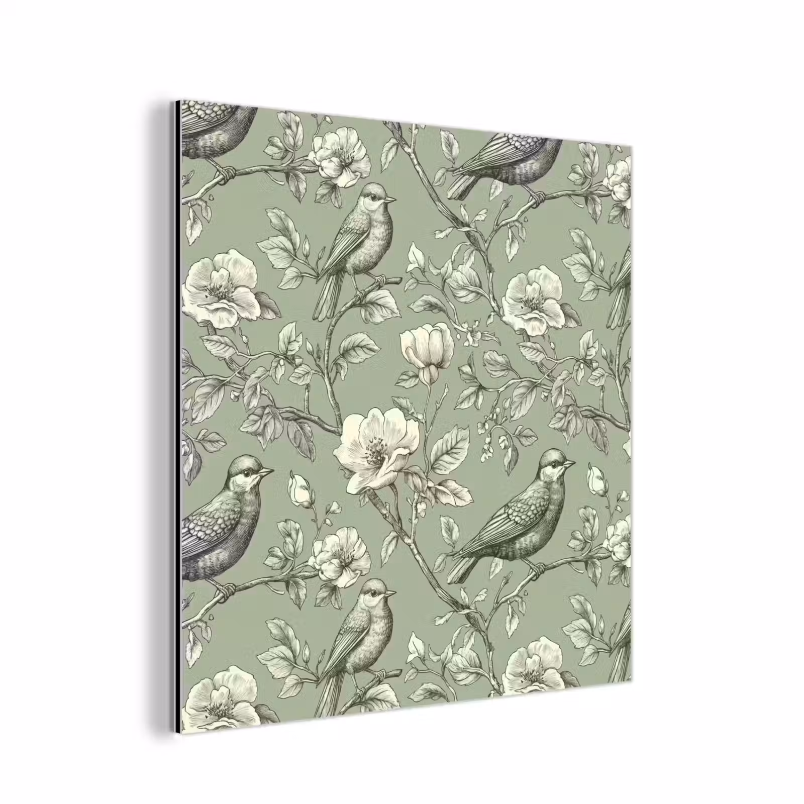 Aluminium schilderij - Klassiek - Botanisch - Groen — 1