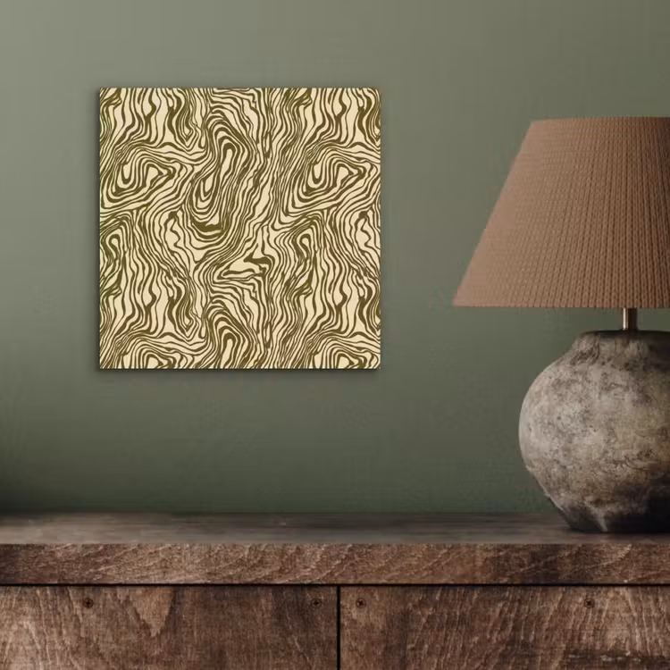 Aluminium schilderij - Abstract - Marmer - Groen — 3