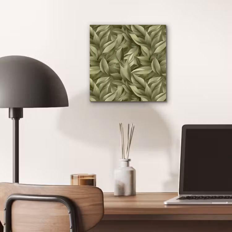 Aluminium schilderij - Bladeren - Modern - Groen — 6
