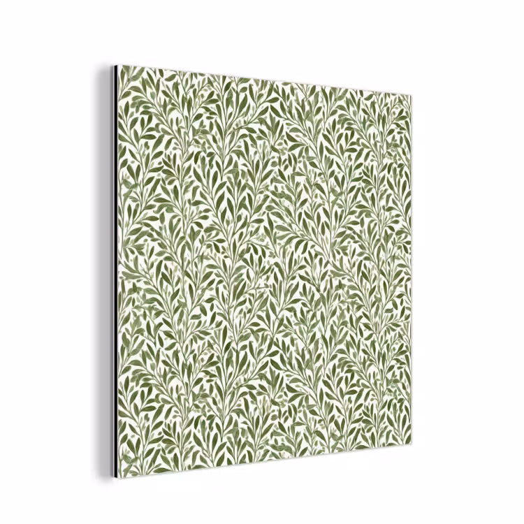 Aluminium schilderij - Botanisch - Takken - Groen — 1